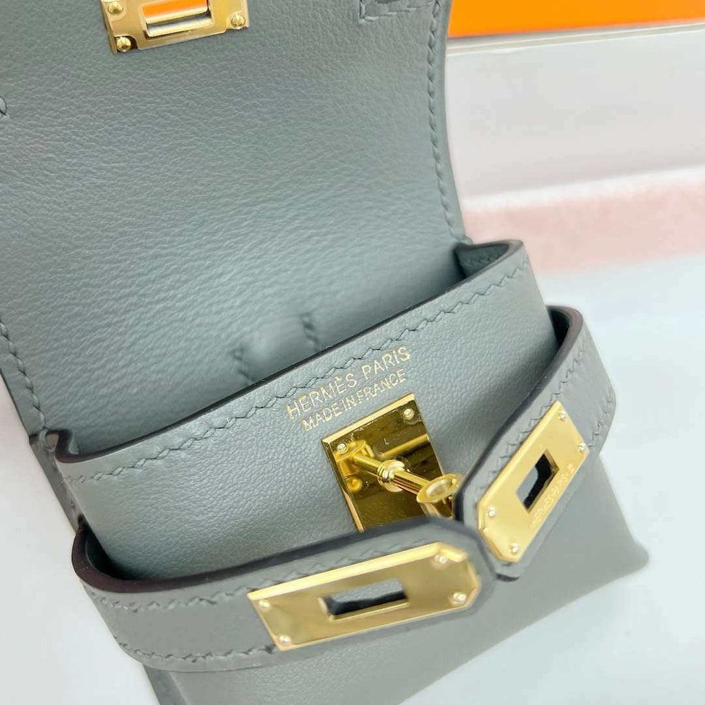 Hermes H084665CK0U Kellyfestival charm Kelly bag charm in Swift calfskin H88901