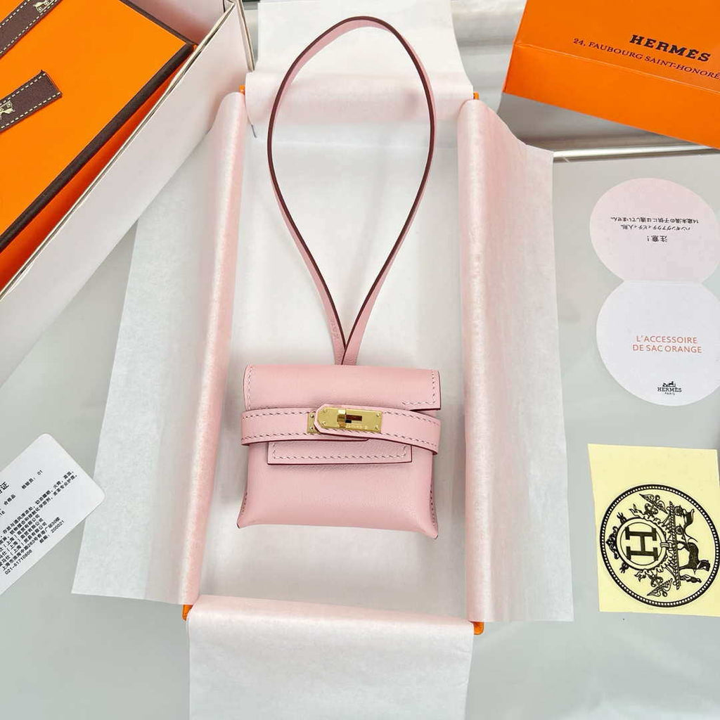 Hermes H084665CK0U Kellyfestival charm Kelly bag charm in Swift calfskin H88902