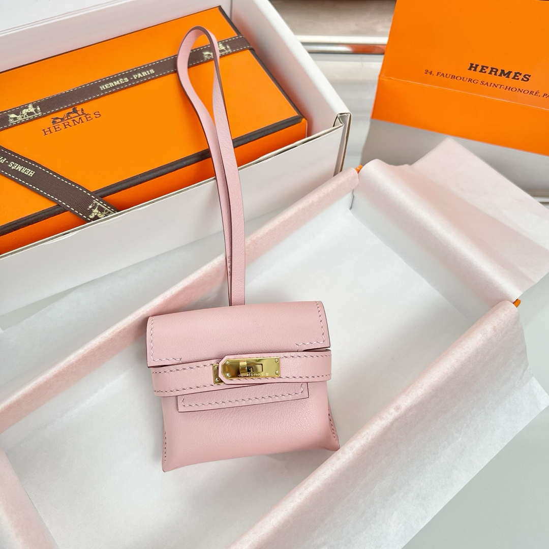 Hermes H084665CK0U Kellyfestival charm Kelly bag charm in Swift calfskin H88902
