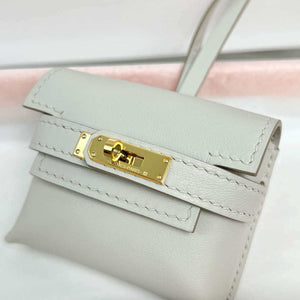 Hermes H084665CK0U Kellyfestival charm Kelly bag charm in Swift calfskin H88903 - Gold - View 13