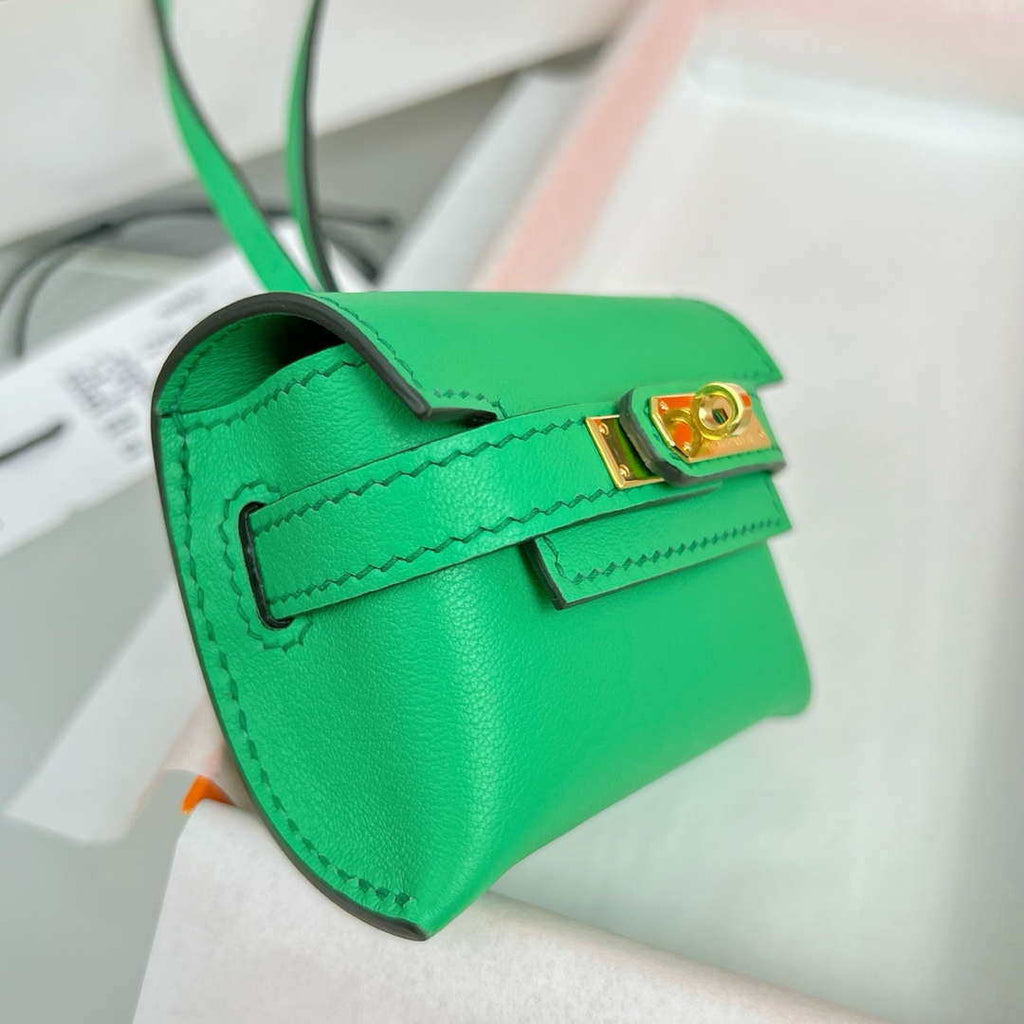 Hermes H084665CK0U Kellyfestival charm Kelly bag charm in Swift calfskin H88904
