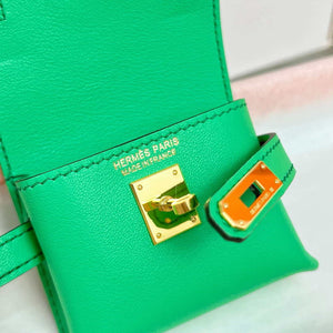 Hermes H084665CK0U Kellyfestival charm Kelly bag charm in Swift calfskin H88904 - Gold - View 17