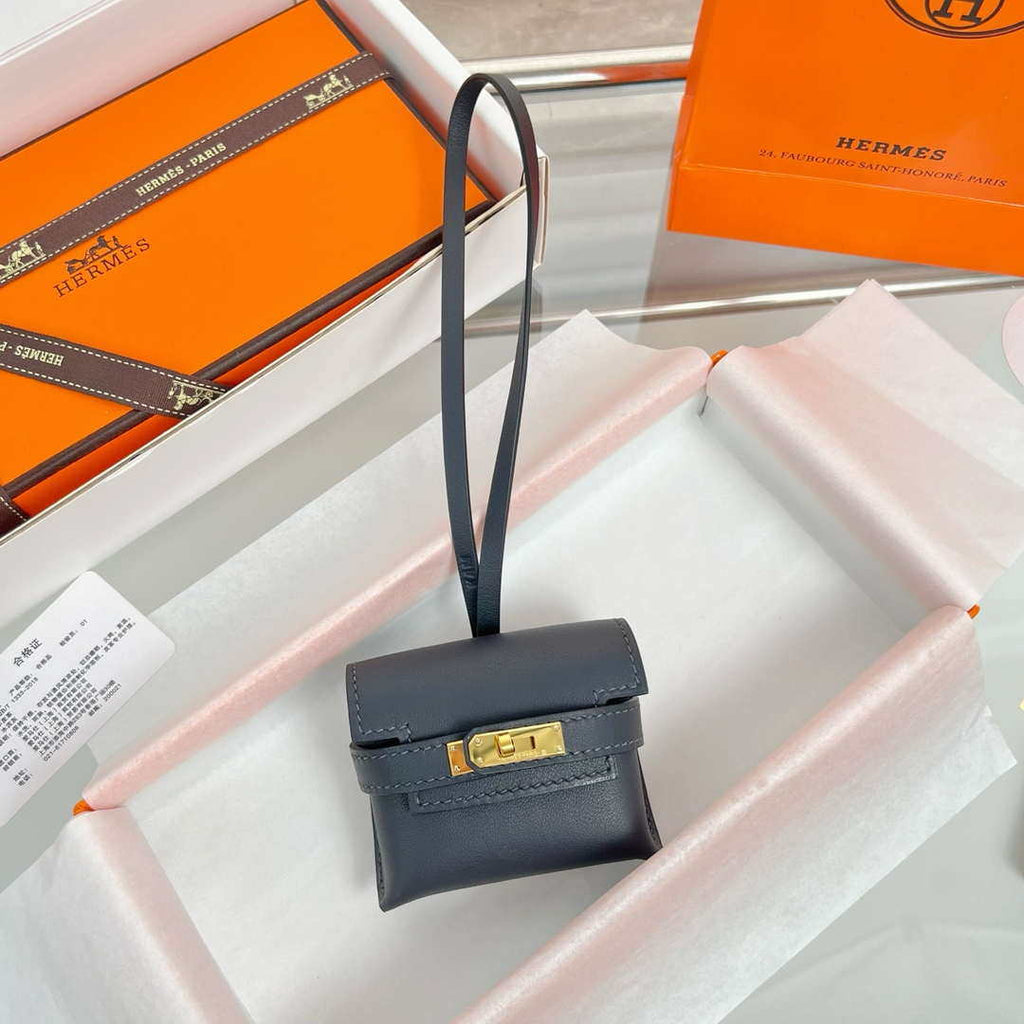 Hermes H084665CK0U Kellyfestival charm Kelly bag charm in Swift calfskin H88900