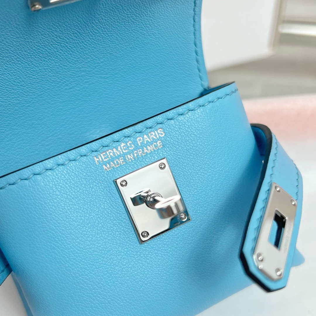 Hermes H084665CK0U Kellyfestival charm Kelly bag charm in Swift calfskin H88905