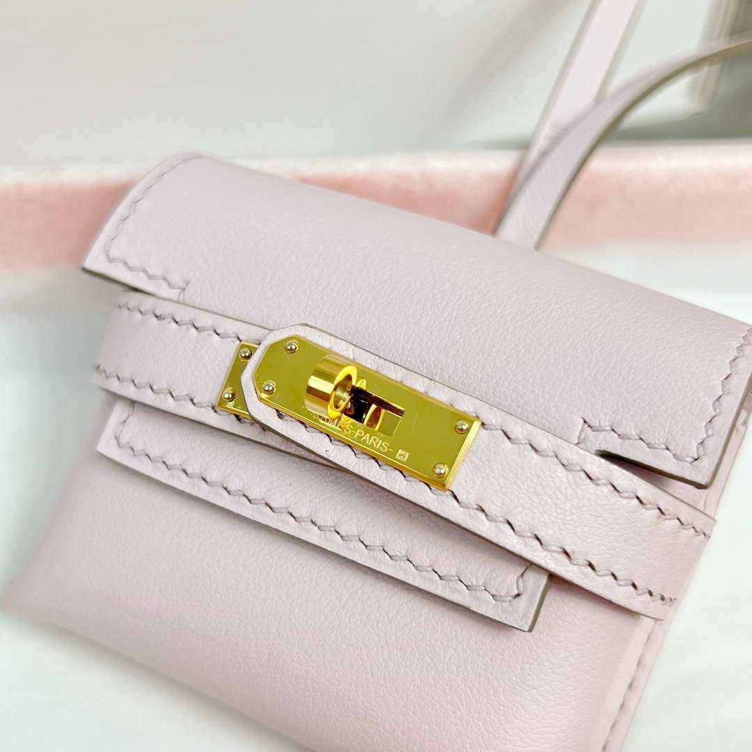 Hermes H084665CK0U Kellyfestival charm Kelly bag charm in Swift calfskin H88906