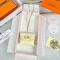 Hermes H084665CK0U Kellyfestival charm Kelly bag charm in Swift calfskin H88907