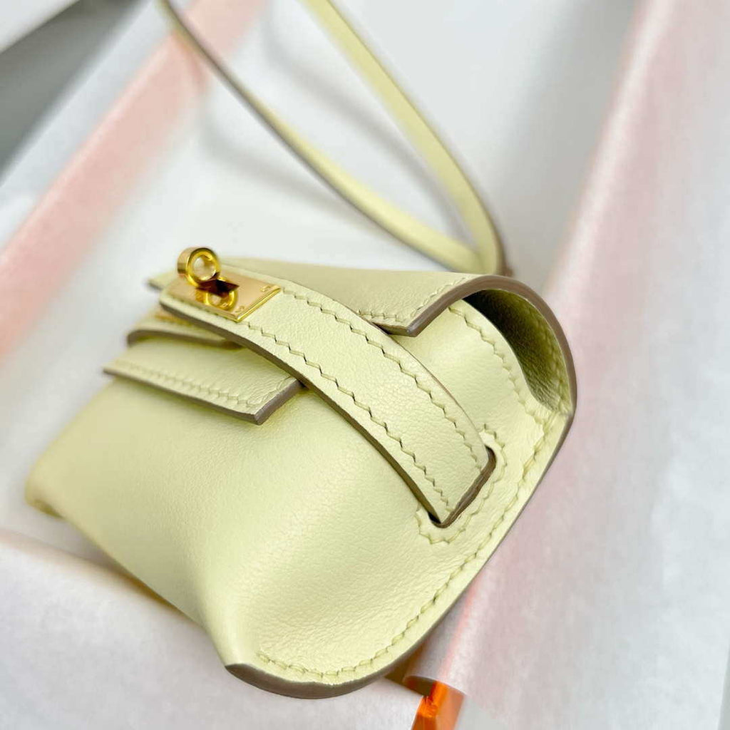 Hermes H084665CK0U Kellyfestival charm Kelly bag charm in Swift calfskin H88907