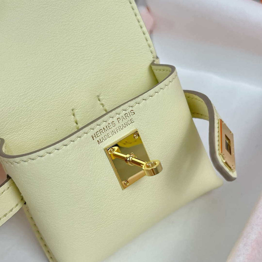 Hermes H084665CK0U Kellyfestival charm Kelly bag charm in Swift calfskin H88907