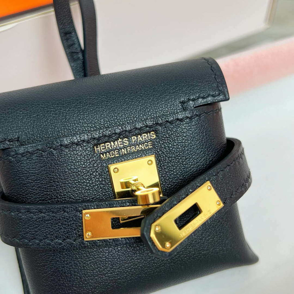 Hermes H084665CK0U Kellyfestival charm Kelly bag charm in Swift calfskin H88908