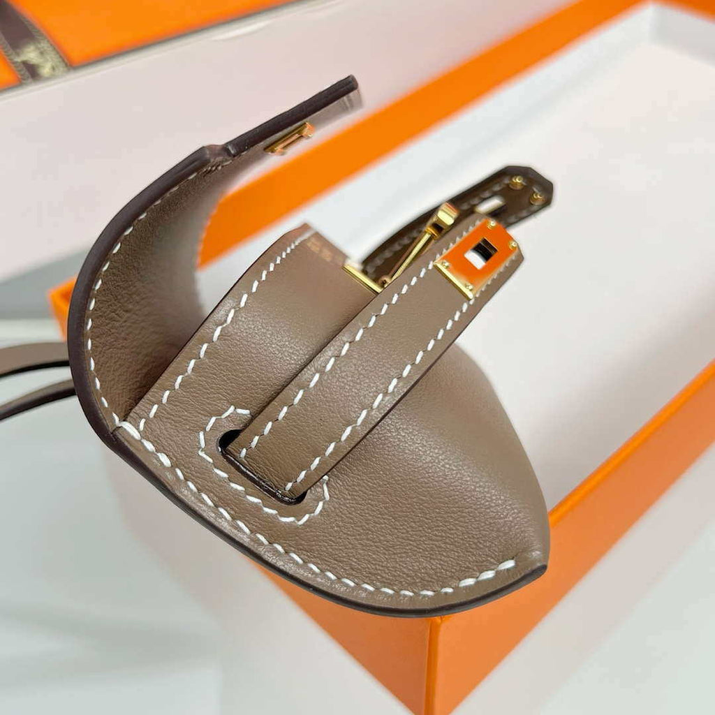 Hermes H084665CK0U Kellyfestival charm Kelly bag charm in Swift calfskin H88909