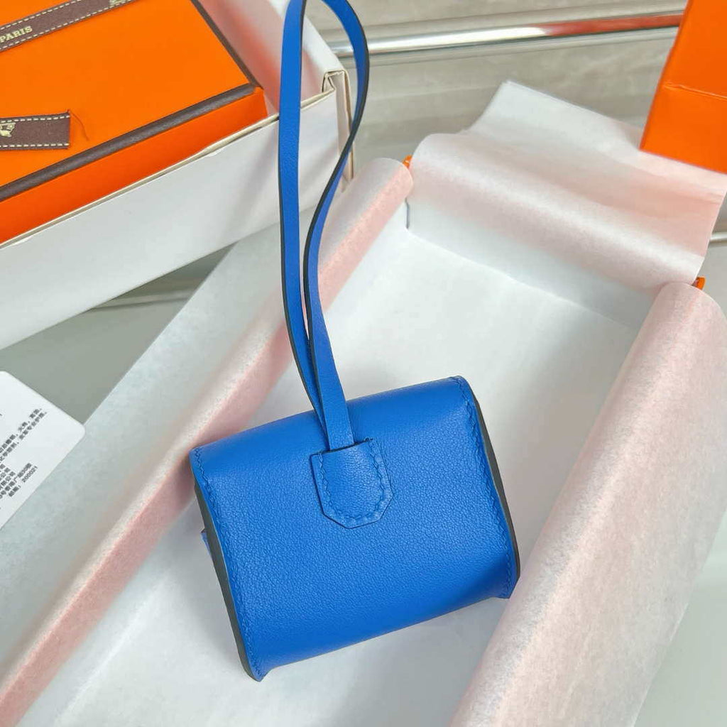 Hermes H084665CK0U Kellyfestival charm Kelly bag charm in Swift calfskin H88912