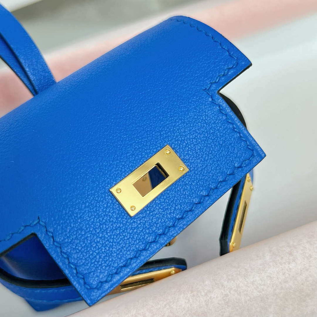 Hermes H084665CK0U Kellyfestival charm Kelly bag charm in Swift calfskin H88912