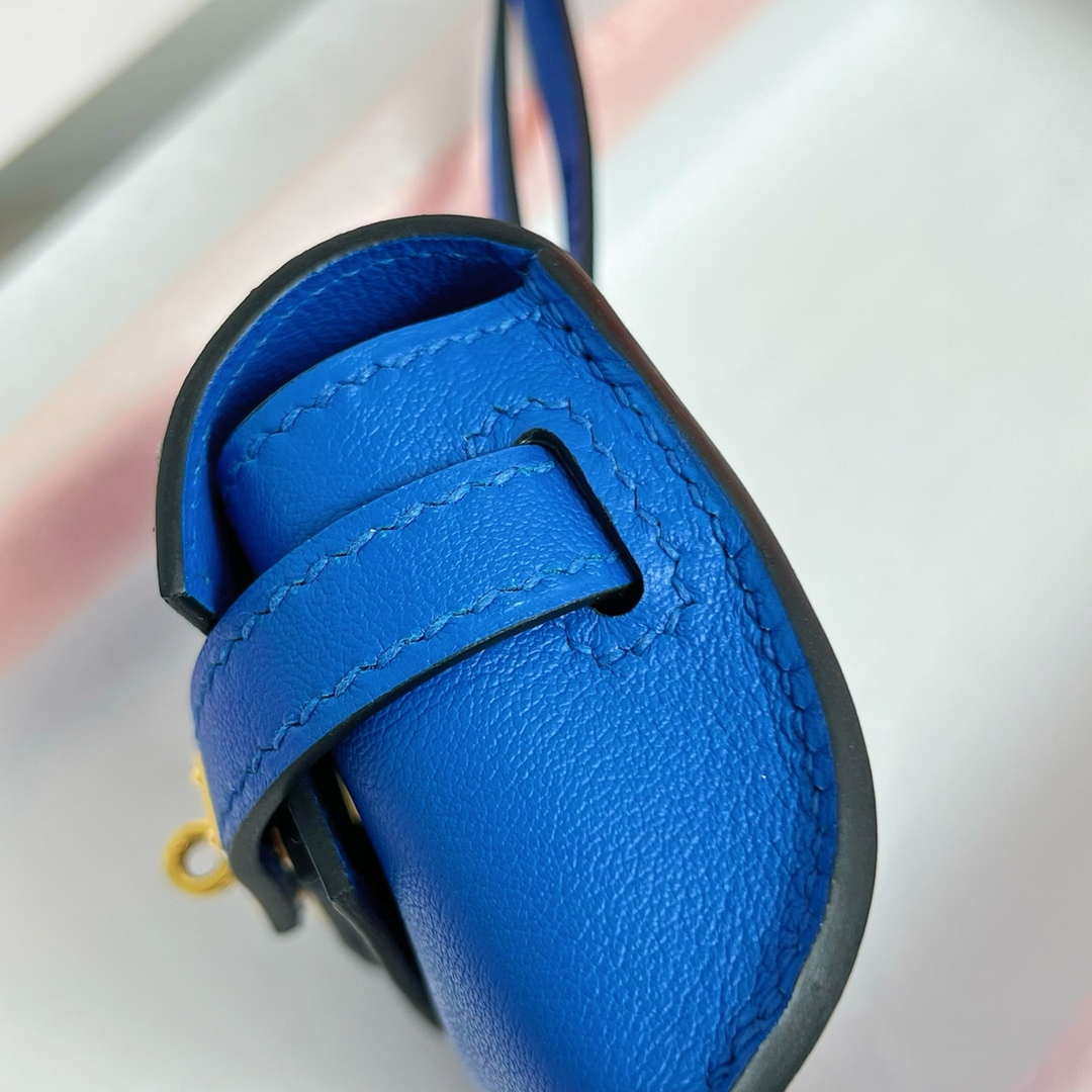 Hermes H084665CK0U Kellyfestival charm Kelly bag charm in Swift calfskin H88912