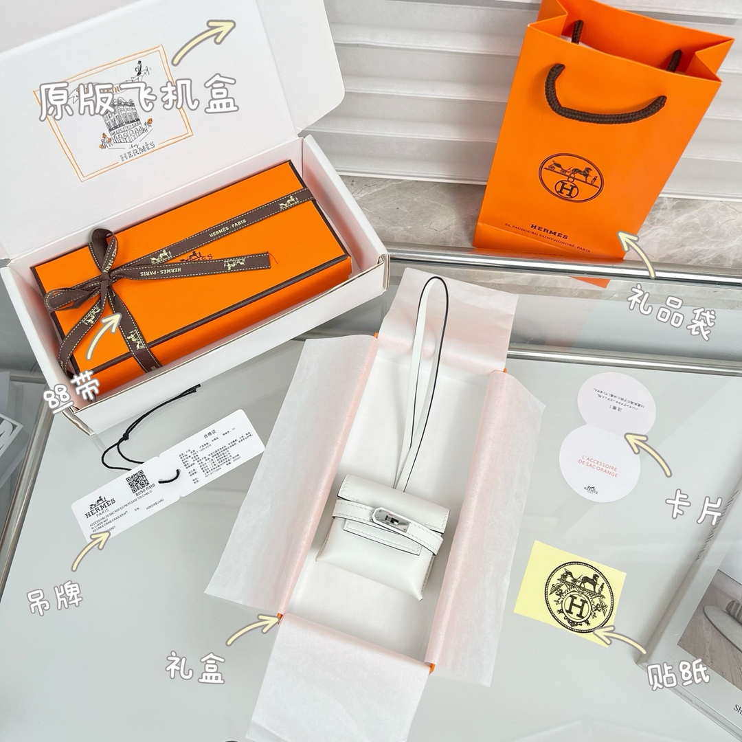 Hermes H084665CK0U Kellyfestival charm Kelly bag charm in Swift calfskin H88913