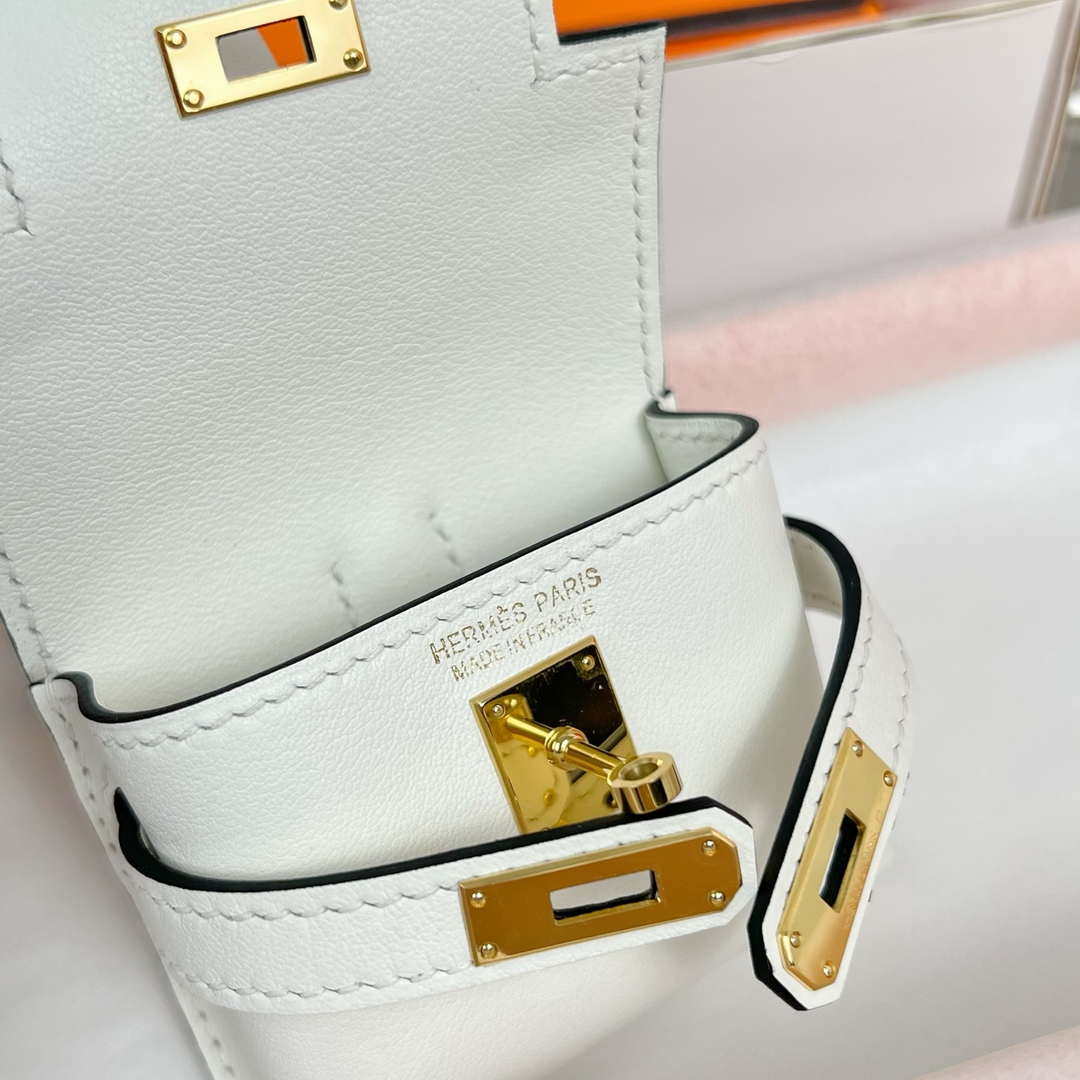 Hermes H084665CK0U Kellyfestival charm Kelly bag charm in Swift calfskin H88913
