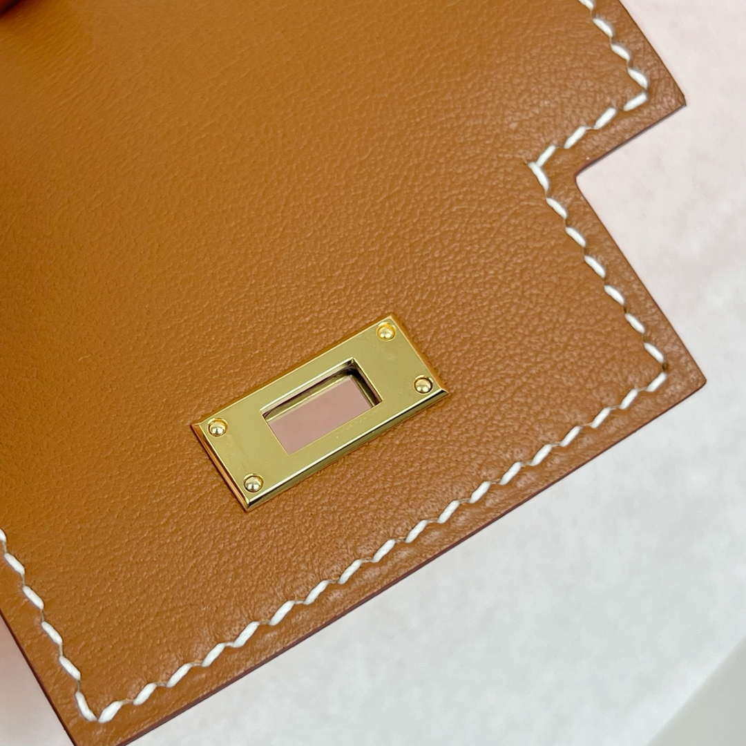 Hermes H084665CK0U Kellyfestival charm Kelly bag charm in Swift calfskin H88914