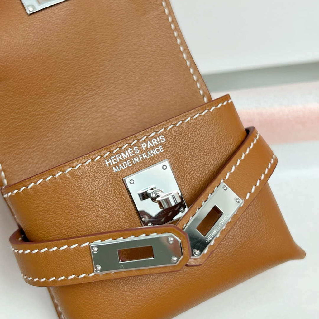 Hermes H084665CK0U Kellyfestival charm Kelly bag charm in Swift calfskin H88914