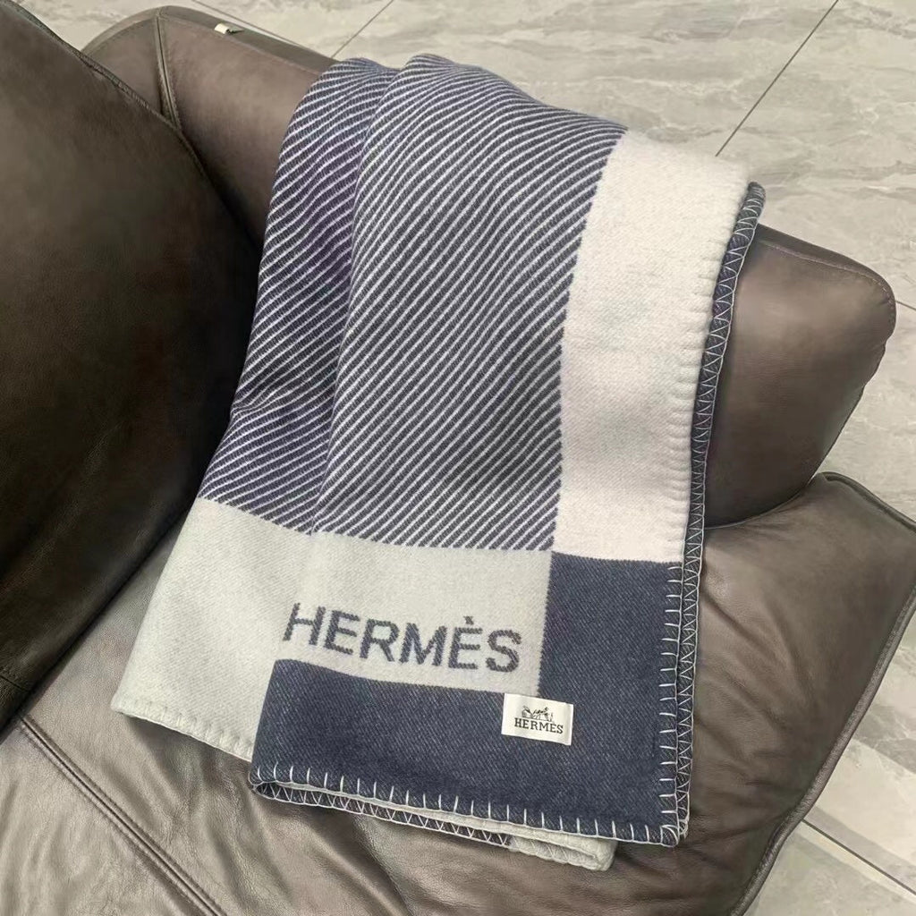 Hermes H102668 Avalon Rocabar Cashmere Blanket 299236