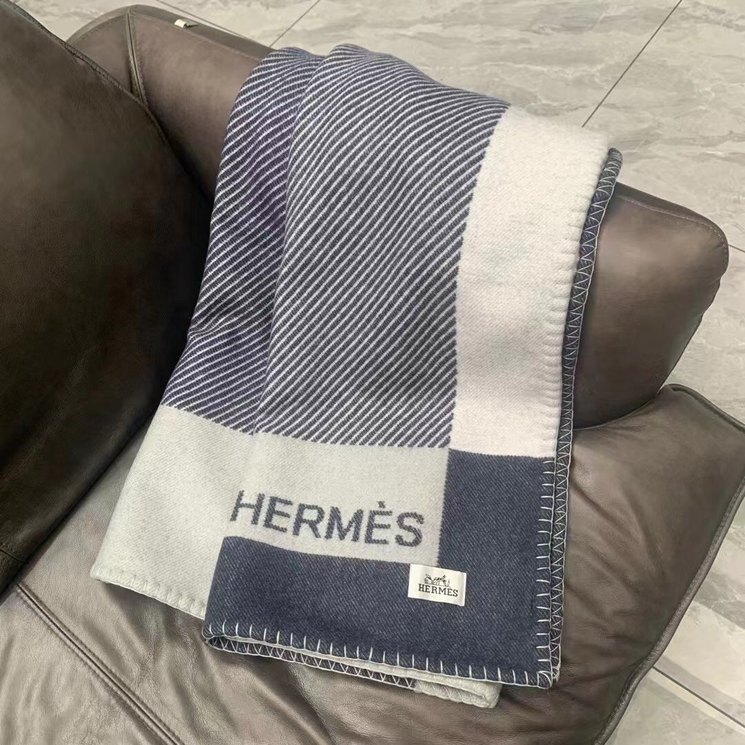 Hermes H102668 Avalon Rocabar Cashmere Blanket 299236
