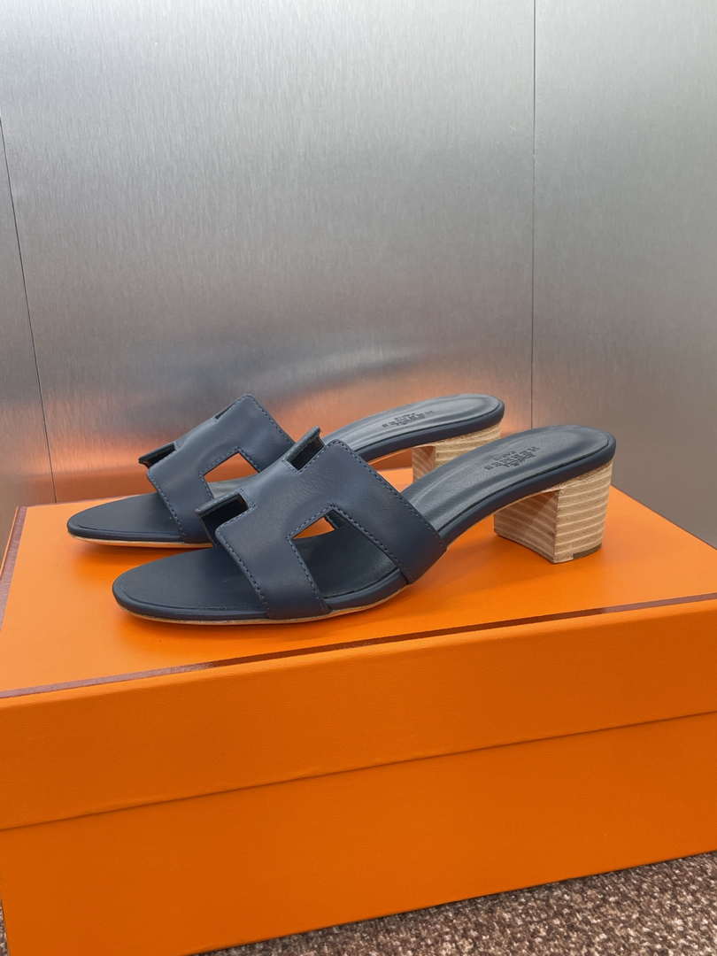 Hermes H141146Zv5K360 Women Oasis sandal smooth Calfskin H33687