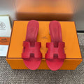 Hermes H141146Zv5K360 Women Oasis sandal smooth Calfskin H33689 - Euro 34=US 3 - View 1