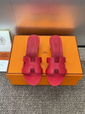 Hermes H141146Zv5K360 Women Oasis sandal smooth Calfskin H33689