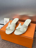 Hermes H141146Zv5K360 Women Oasis sandal smooth Calfskin H33691