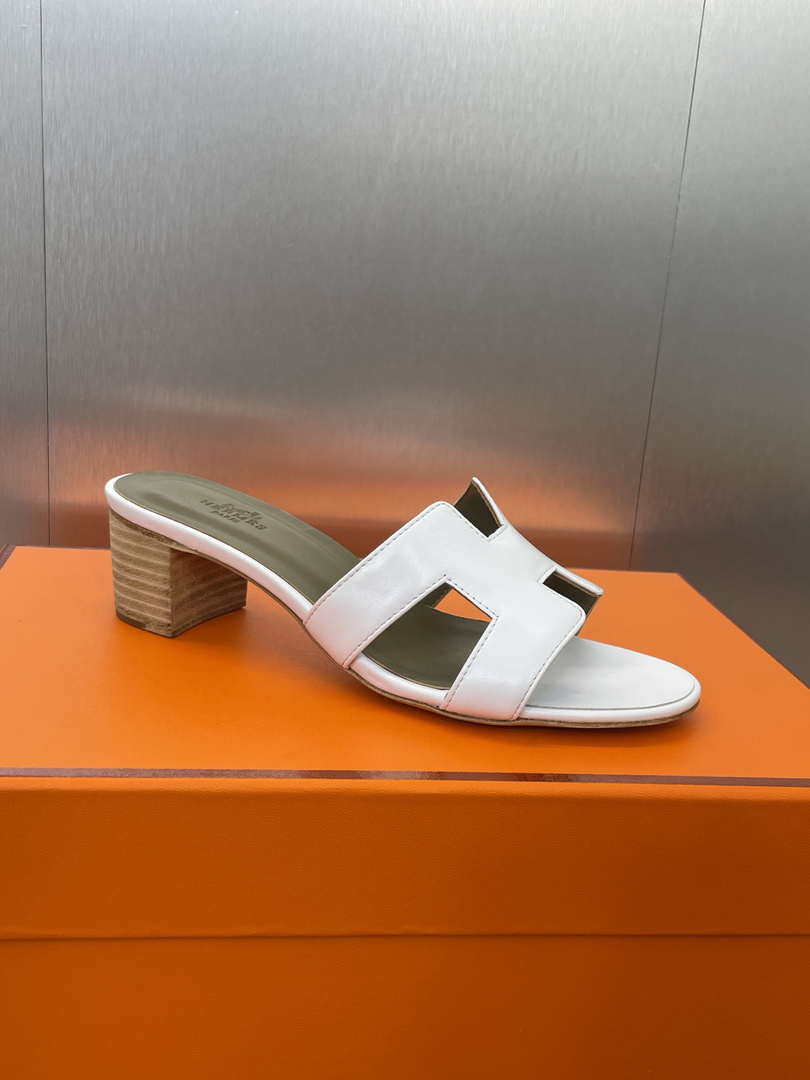 Hermes H141146Zv5K360 Women Oasis sandal smooth Calfskin H33692