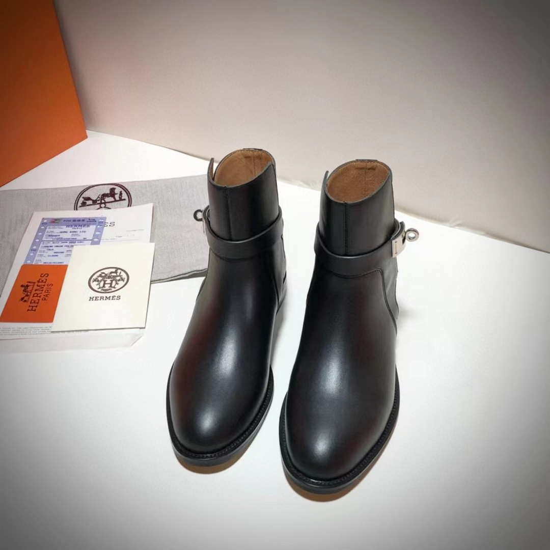 Hermes H162133Z 02340 Neo ankle boot Black - 35 - View 5