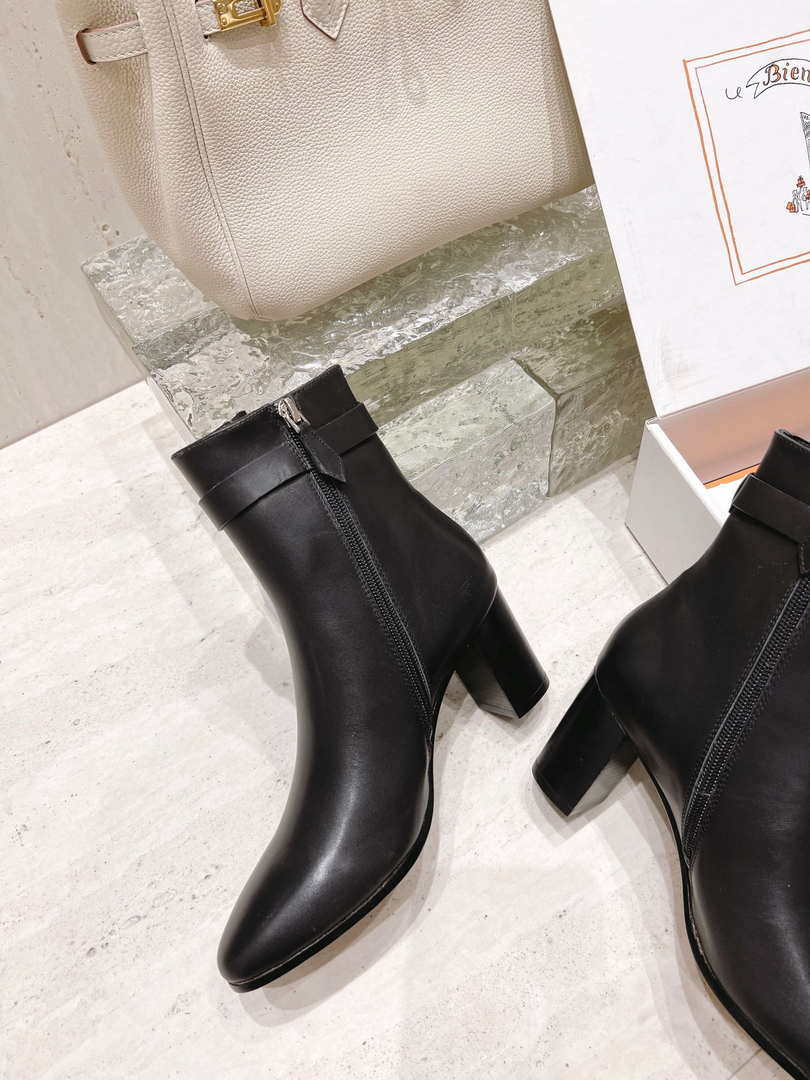 Hermes H182102Z 02350 Saint Germain ankle boot Black