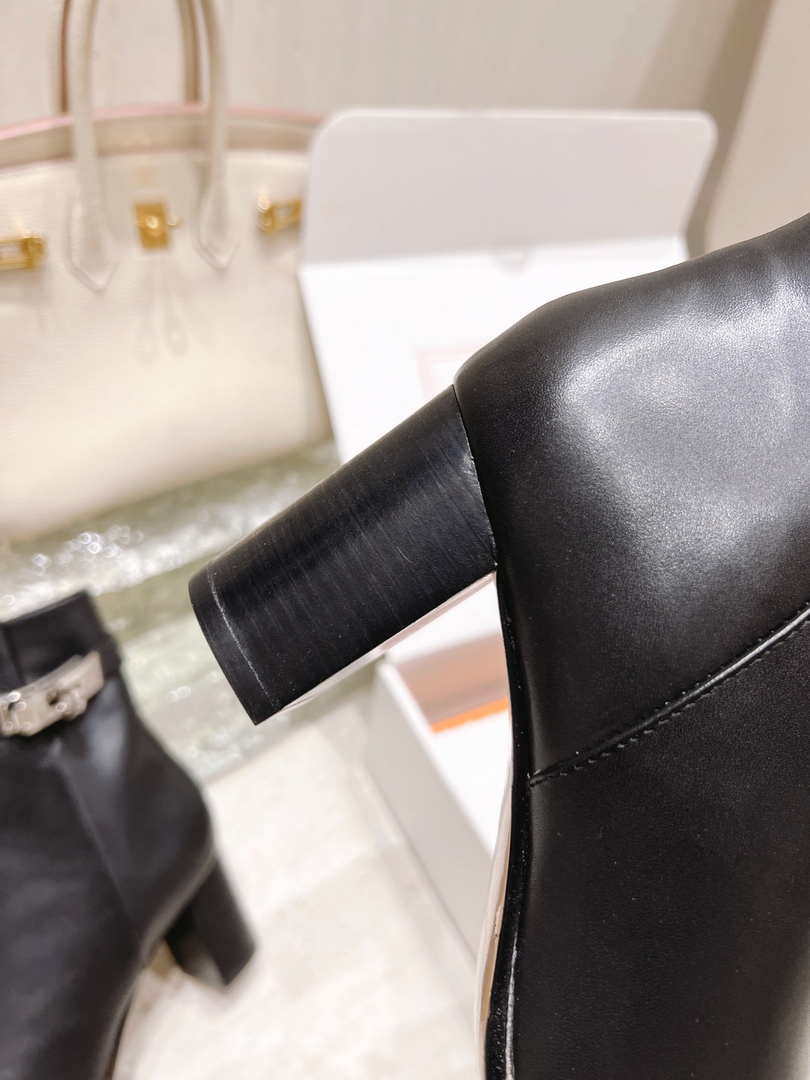 Hermes H182102Z 02350 Saint Germain ankle boot Black