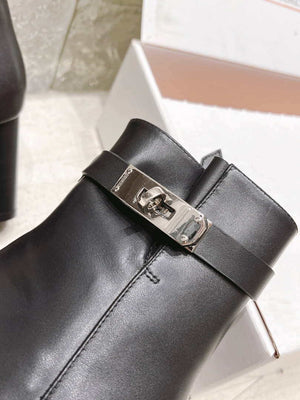 Hermes H182102Z 02350 Saint Germain ankle boot Black - 35 - View 9