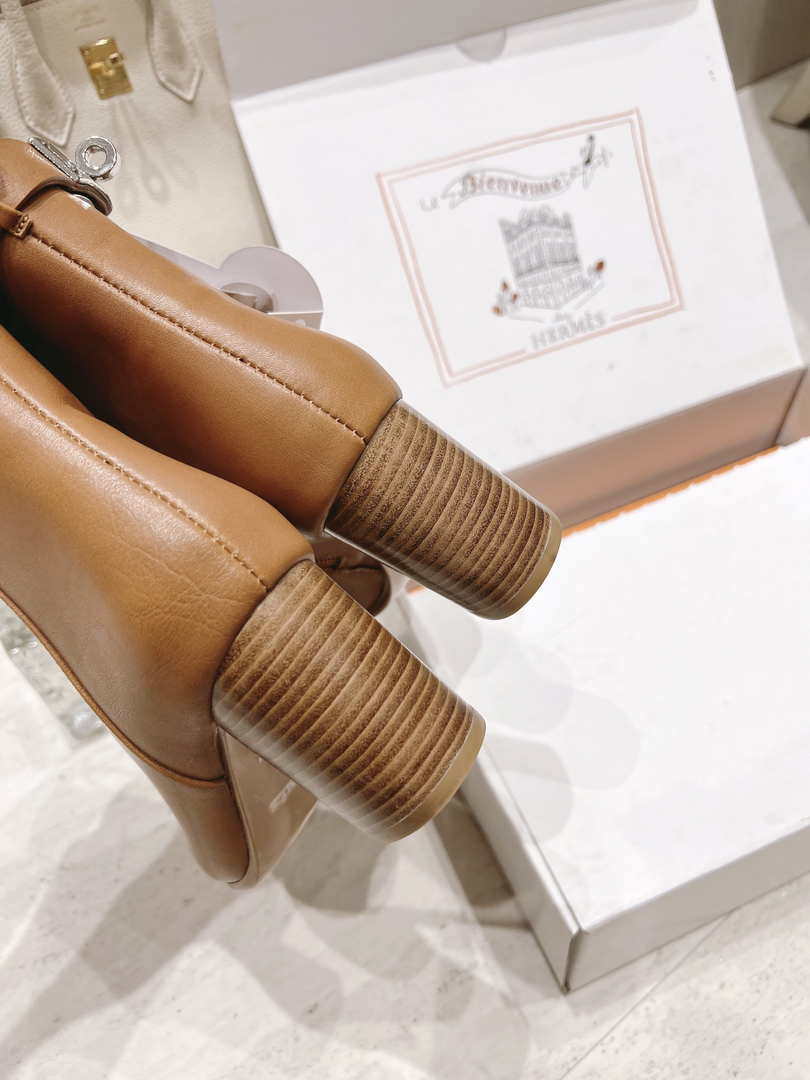 Hermes H182102Z 02350 Saint Germain ankle boot Brown