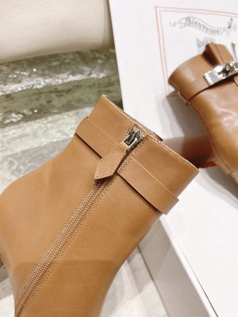 Hermes H182102Z 02350 Saint Germain ankle boot Brown