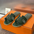 Hermes H202230Zv5K360 Women Crocodile calfskin Oran Sandal H33644 - Euro 34=US 3 - View 1