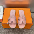 Hermes H202230Zv5K360 Women Crocodile calfskin Oran Sandal H33649 - Euro 34=US 3 - View 1
