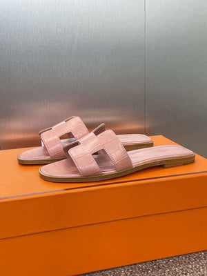 Hermes H202230Zv5K360 Women Crocodile calfskin Oran Sandal H33649 - Euro 34=US 3 - View 5