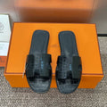 Hermes H202230Zv5K360 Women Crocodile calfskin Oran Sandal H33651 - Euro 34=US 3 - View 1