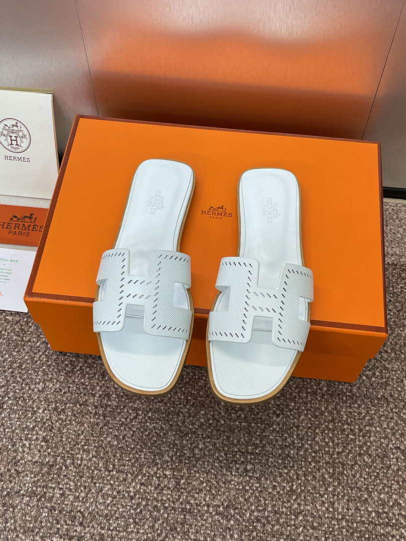 Hermes H202230Zv5K360 Women Oran Sandal H33627