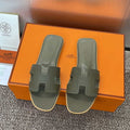 Hermes H202230Zv5K360 Women Oran Sandal H33628 - Euro 35=US 4 - View 1