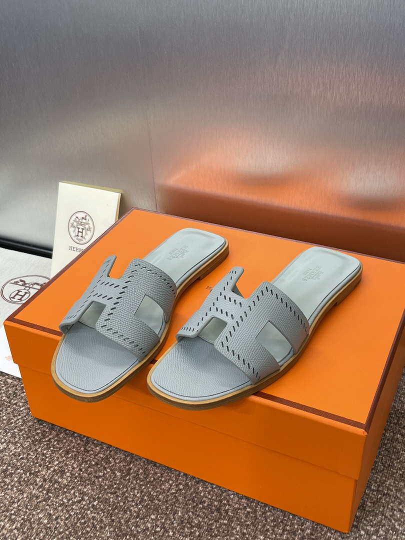 Hermes H202230Zv5K360 Women Oran Sandal H33629