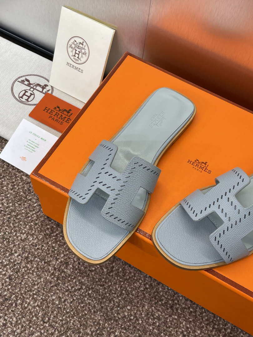Hermes H202230Zv5K360 Women Oran Sandal H33629
