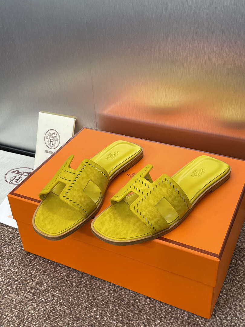 Hermes H202230Zv5K360 Women Oran Sandal H33630