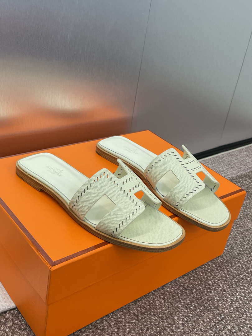 Hermes H202230Zv5K360 Women Oran Sandal H33631