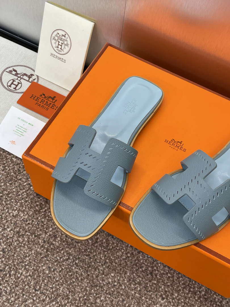 Hermes H202230Zv5K360 Women Oran Sandal H33632