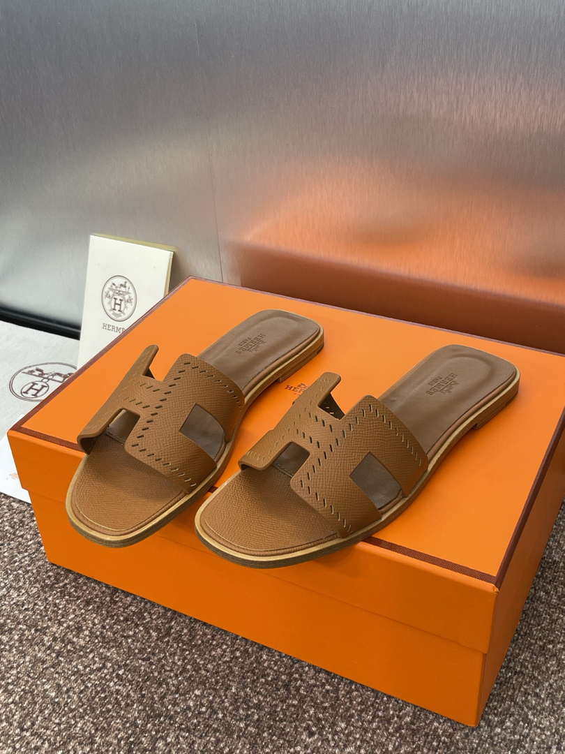 Hermes H202230Zv5K360 Women Oran Sandal H33634