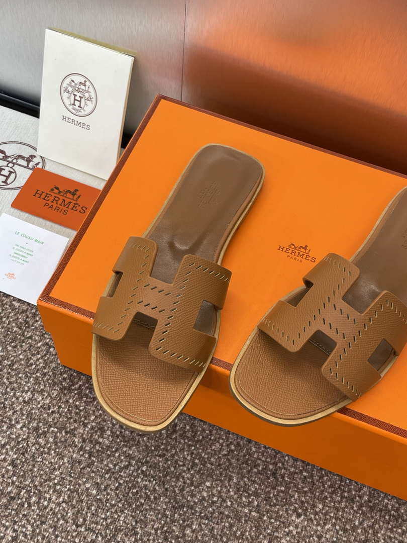 Hermes H202230Zv5K360 Women Oran Sandal H33634