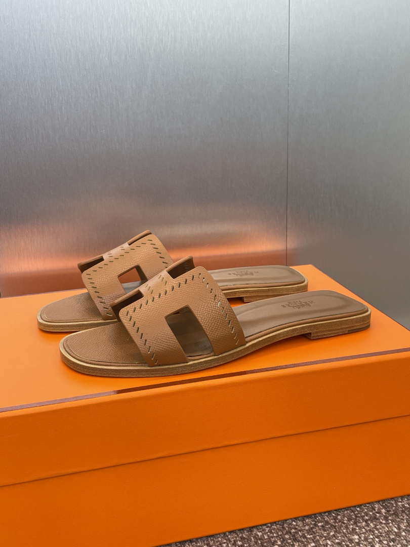 Hermes H202230Zv5K360 Women Oran Sandal H33634