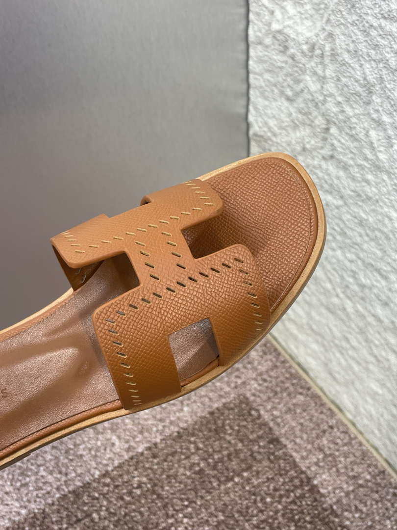 Hermes H202230Zv5K360 Women Oran Sandal H33634