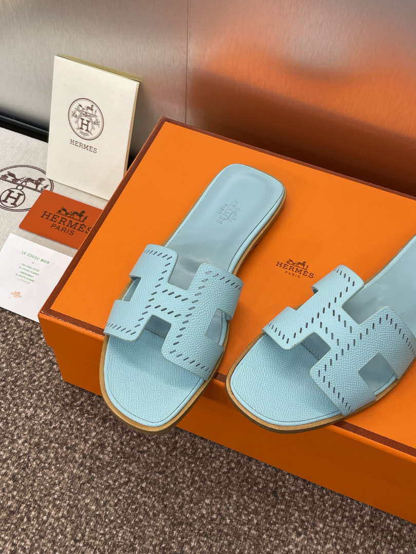 Hermes H202230Zv5K360 Women Oran Sandal H33635
